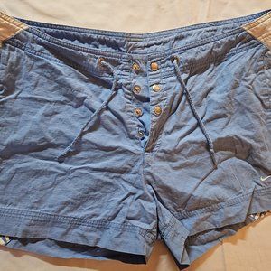 Nike Blue Hawaiian Print Shorts XL